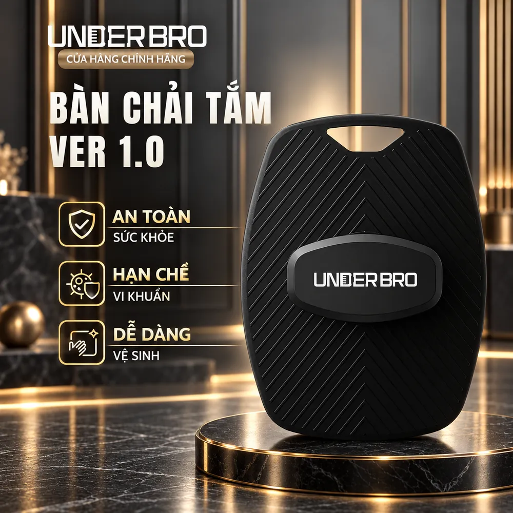 Banner bàn chải tắm silicone Under Bro Ver 1.0