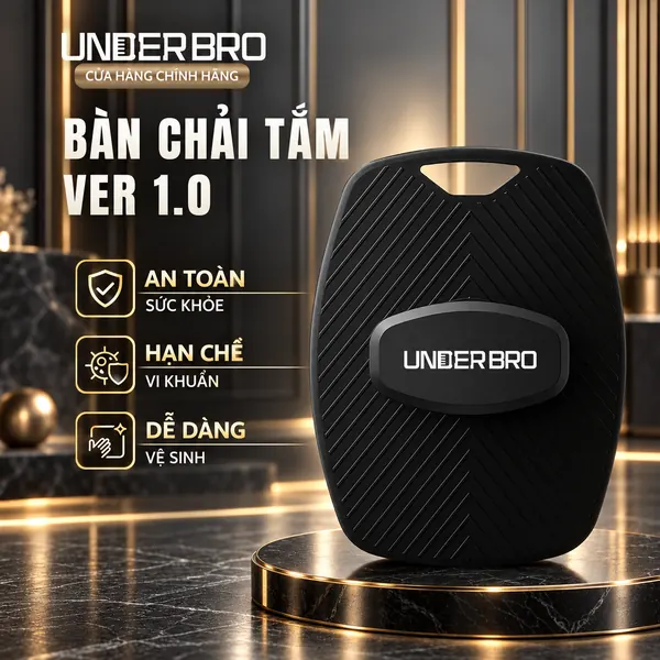 Banner bàn chải tắm silicone Under Bro Ver 1.0