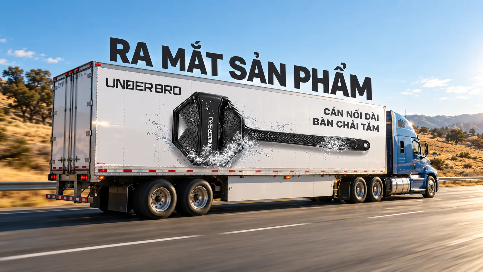 Ra mắt sản phẩm Cán nối dài bàn chải tắm Under Bro